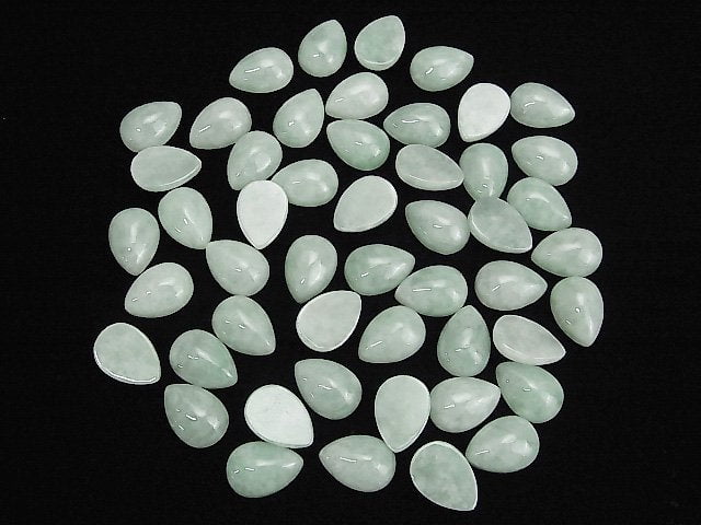 [Video] Burma Jadeite AAA Pear shape Cabochon 18x13mm 1pc