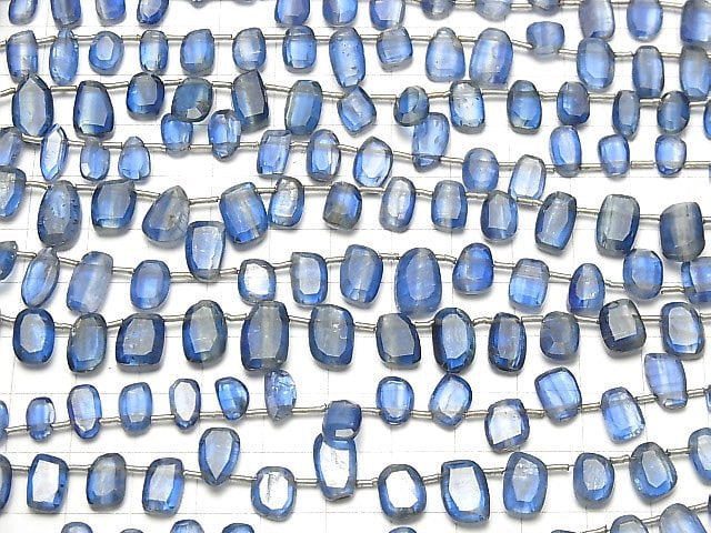 [Video] Kyanite AA++ Slice Faceted Nugget 1strand beads (aprx.7inch / 17cm)