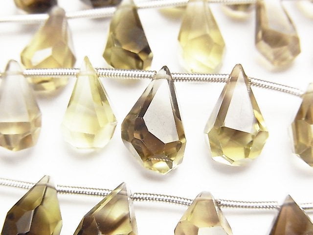 Drop, Faceted Briolette, Other Quartz Gemstone Beads