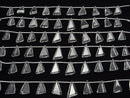[Video] High Quality Crystal AAA Flat Triangle 10-13mm 1strand (9pcs)
