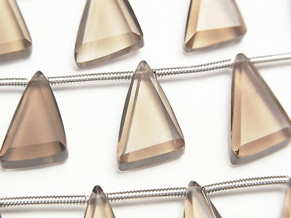 Smoky Quartz, Triangle Gemstone Beads