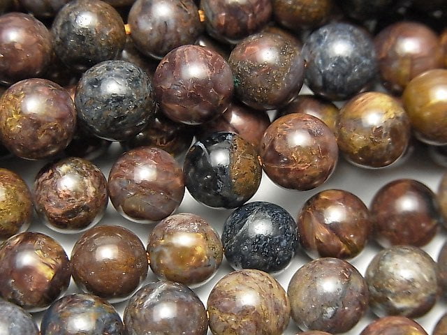 Pietersite, Round Gemstone Beads