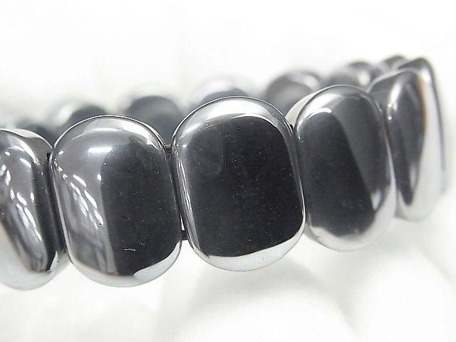 [Video] Terahertz 2-Hole Rectangle 18x13mm 1-Strand (Bangle Bracelet)
