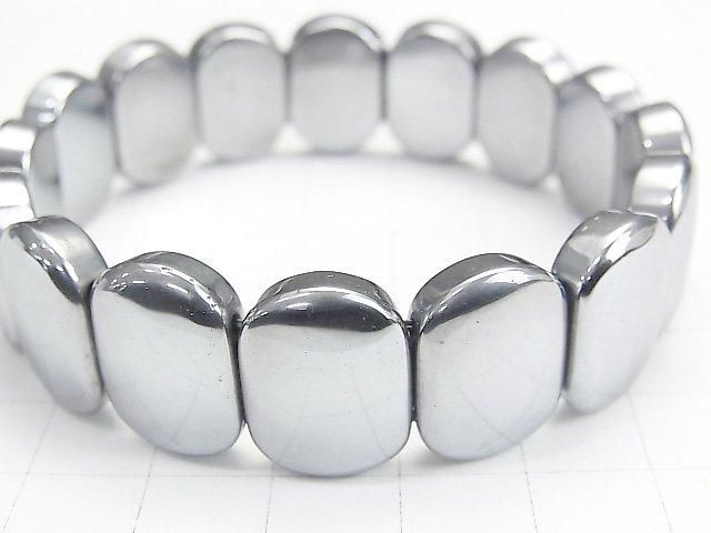 [Video] Terahertz 2-Hole Rectangle 18x13mm 1-Strand (Bangle Bracelet)