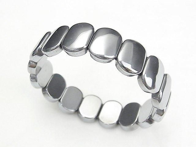 [Video] Terahertz 2-Hole Rectangle 18x13mm 1-Strand (Bangle Bracelet)