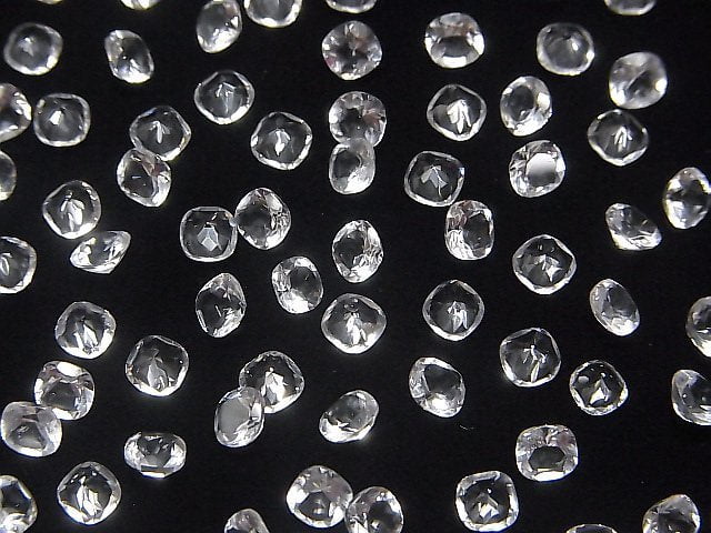 [Video]High Quality Crystal AAA Loose stone Square Faceted 4x4mm 10pcs