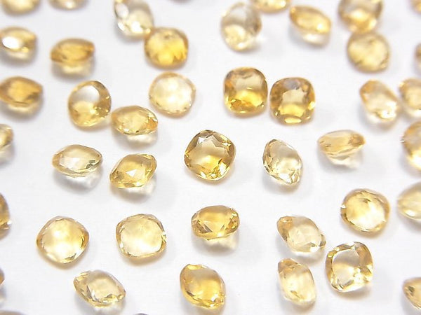 Citrine, Square Gemstone Beads