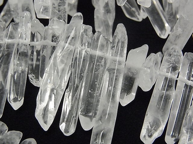 Crystal Quartz, Point Gemstone Beads