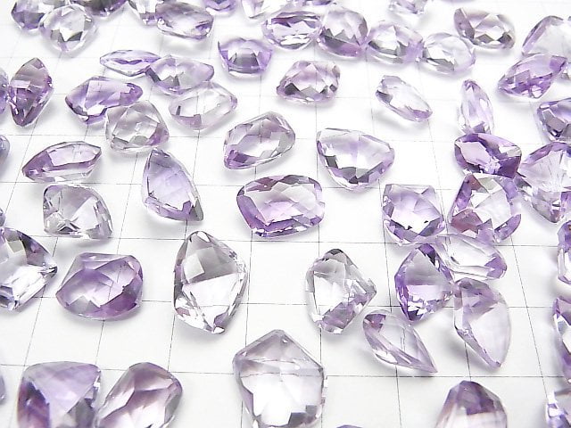 [Video] High Quality Pink Amethyst AAA- Loose Fancy Shape Faceted 3pcs