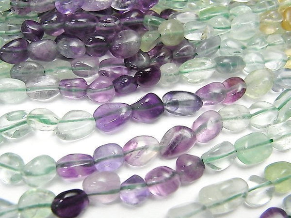 Fluorite, Nugget Gemstone Beads