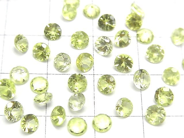 [Video] High Quality Chrysoberyl AAA Loose stone Round Faceted 3-4mm 1pc