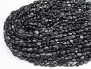 [Video] Russia Shungite AAA Nugget 1strand beads (aprx.15inch/36cm)