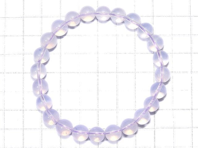 [Video] [One of a kind] High Quality Scorolite AAA Round 8.5mm Bracelet NO.29