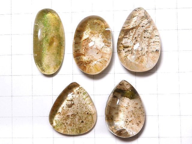 [Video] [One of a kind] Garden Quartz AAA Loose stone 5pcs set NO.39