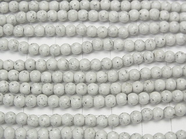 [Video] Taiwan Hokutolite Round 4mm half or 1strand beads (aprx.15inch / 38cm)