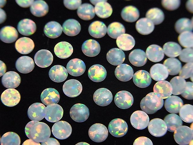 Cabochon, Synthetic Opal Gemstone Beads