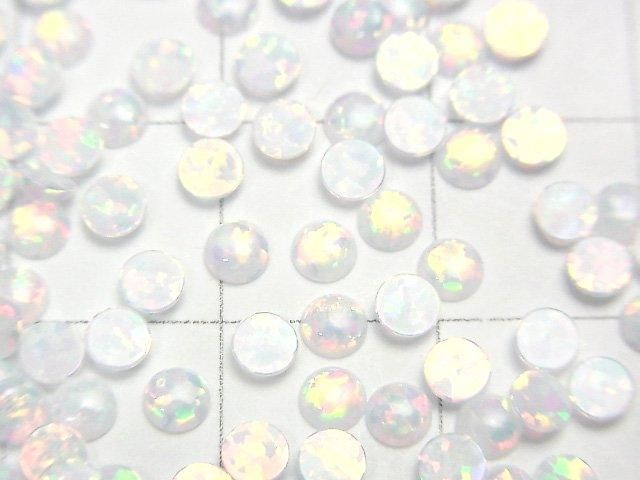 日本京都蛋白石圓形凸圓面 3x3mm 10顆