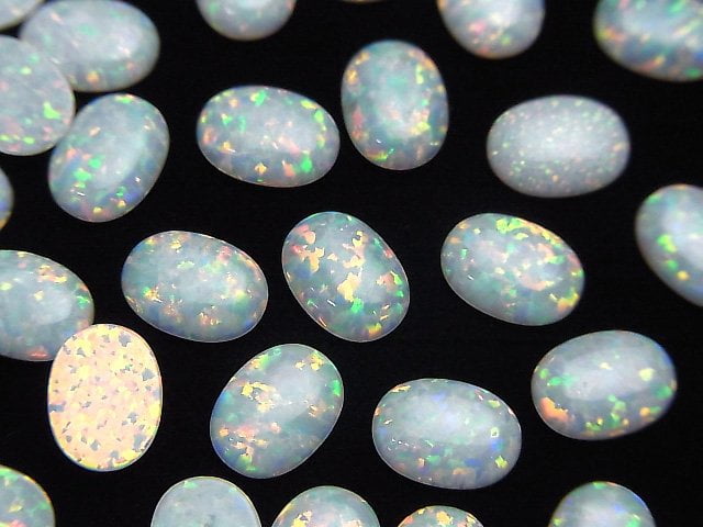 Cabochon, Synthetic Opal Gemstone Beads