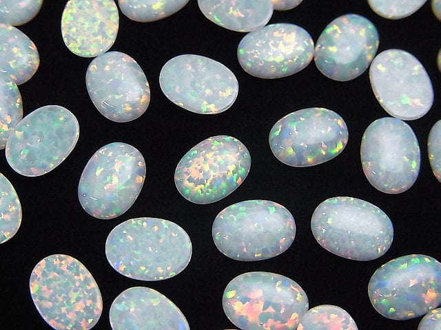 [Video] Kyoto Opal Oval Cabochon 8x6mm 2pcs