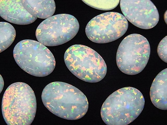 Cabochon, Synthetic Opal Gemstone Beads