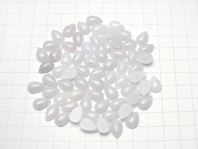 [Video] Lavender Jadeite AAA Pear shape Cabochon 12x8mm 1pc