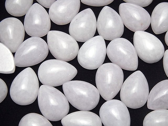 [Video] Lavender Jadeite AAA Pear shape Cabochon 18x13mm 1pc