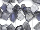 [Video] Iolite AA+ Rough Slice Faceted Half or 1 Strand Beads (approx. 7 inches/18 cm)