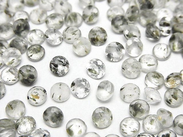 [Video] Black Aventurine Quartz Loose Stone, Round Faceted, 5x5mm, 10pcs