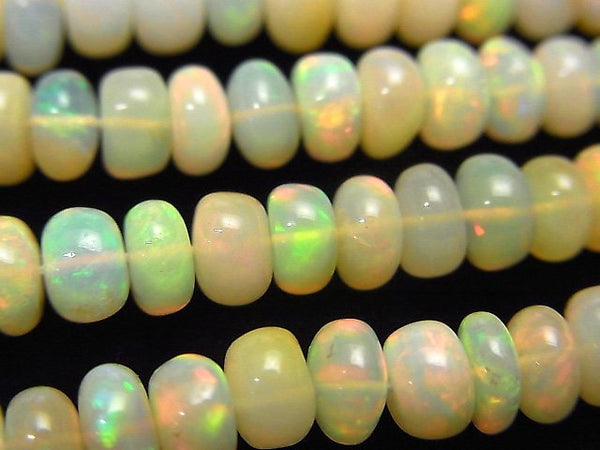 Opal, Roundel Gemstone Beads