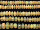 [Video] Ethiopia Opal AA++ Rondelle half or 1strand beads (aprx.19inch / 46cm)