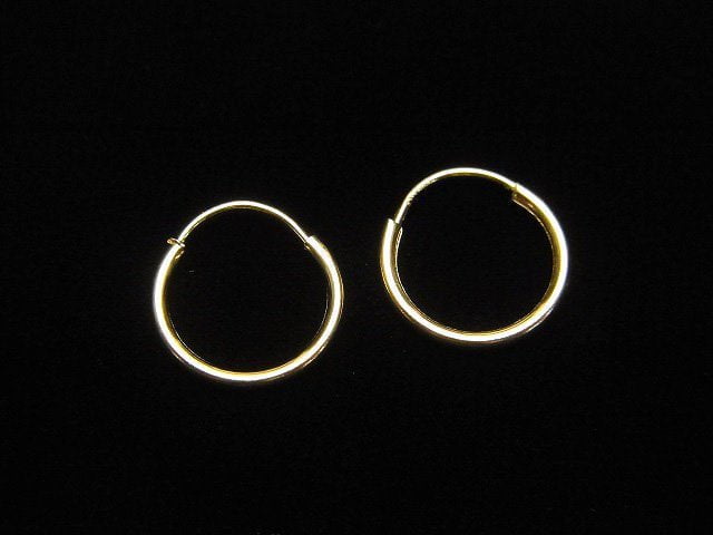 Earwire, Gold, Hoop Metal Beads & Findings