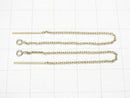 14KGF American Threader Earrings Cable 90mm 1pair