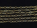 14KGF Diamond Shape Chain 5.2x2.9mm 10cm