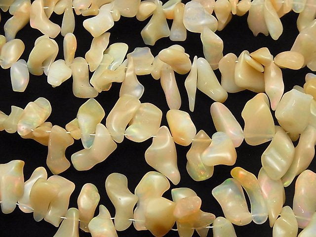 [Video] Ethiopia Opal AAA- Rough Nugget 1strand beads (aprx.15inch / 38cm)