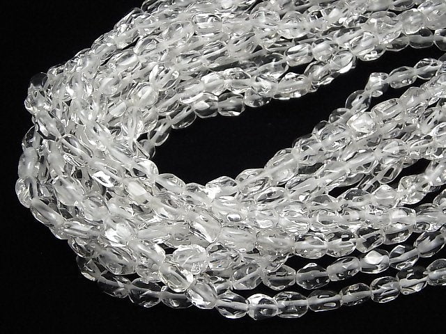 [Video] Crystal AA++ Faceted Nugget 1strand beads (aprx.15inch/36cm)