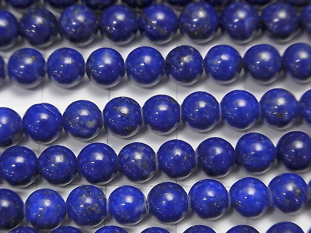 [Video] Lapis lazuli AAA Round 6mm 1/4 or 1strand beads (aprx.15inch / 38cm)