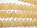 [Video] Ethiopia Opal AA++ Faceted Button Rondelle 1strand beads (aprx.15inch / 38cm)