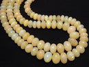 [Video] Ethiopia Opal AA++ Faceted Button Rondelle 1strand beads (aprx.15inch / 38cm)