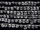 [Video]High Quality Crystal AAA Drop 4Faceted Twist Faceted Briolette 1strand beads (aprx.7inch/18cm)
