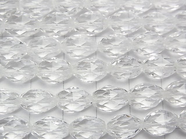 [Video]High Quality! Crystal AAA Triangle Faceted Rice 10x7x7mm 1/4 or 1strand beads (aprx.15inch/36cm)