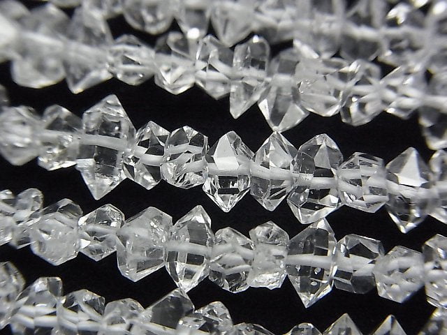 Diamond, Herkimer Diamond, Rough Rock Gemstone Beads