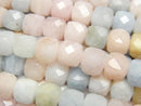 Cube, Mixed Stone Gemstone Beads