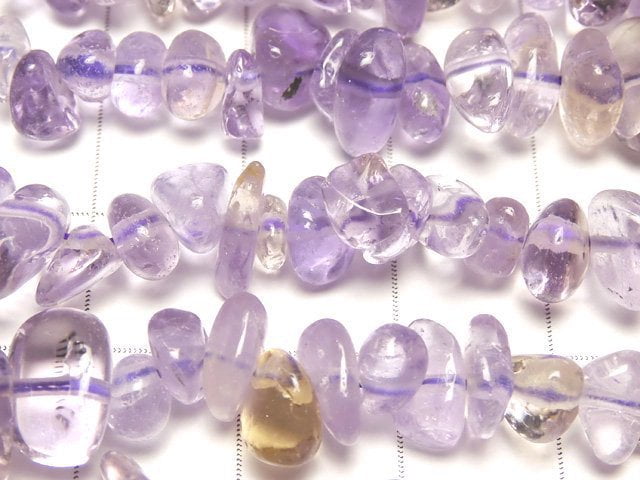 [Video] Pink Amethyst xCitrine AA++ Chips (Small Nugget) 1strand beads (aprx.31inch/78cm)