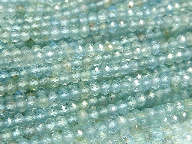 Apatite, Roundel Gemstone Beads