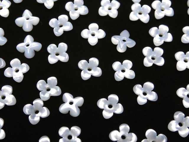 Flower, Mother of Pearl (Shell Beads) Pearl & Shell Beads