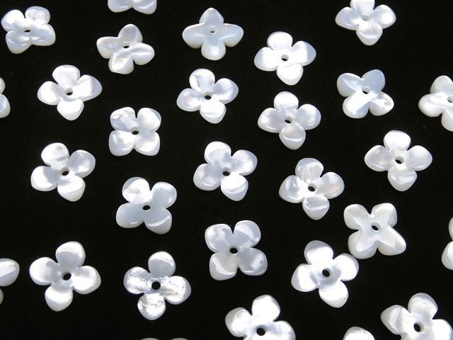 Flower, Mother of Pearl (Shell Beads) Pearl & Shell Beads