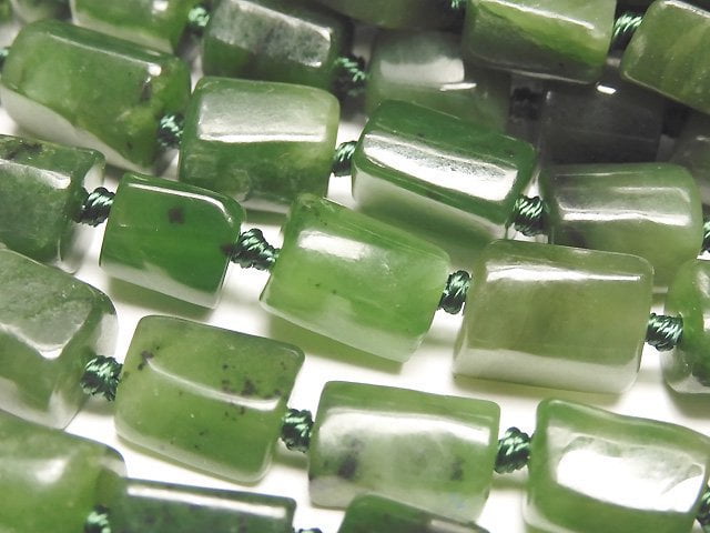 Jadeite & Nephrite, Nugget, Tube Gemstone Beads