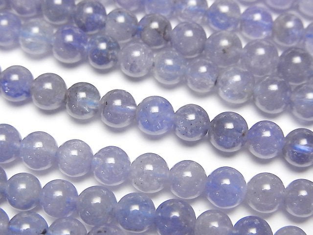 Round, Tanzanite Gemstone Beads