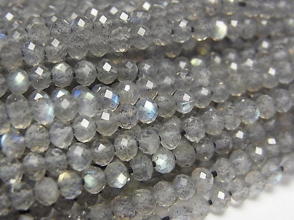 Labradorite, Roundel Gemstone Beads