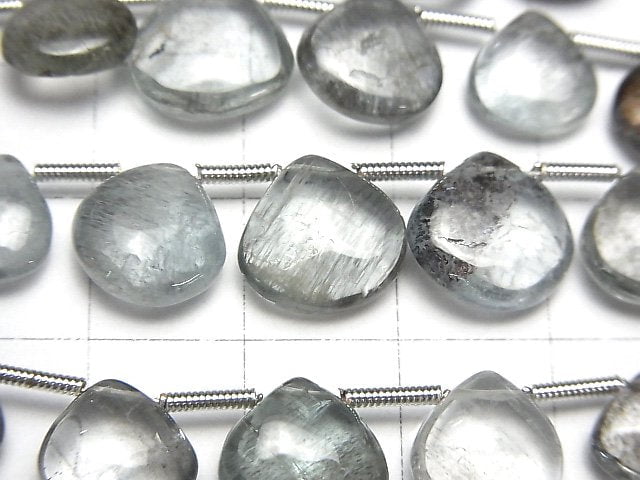 [Video]High Quality Moss Aquamarine AAA- Chestnut (Smooth) 1strand beads (aprx.7inch/18cm)